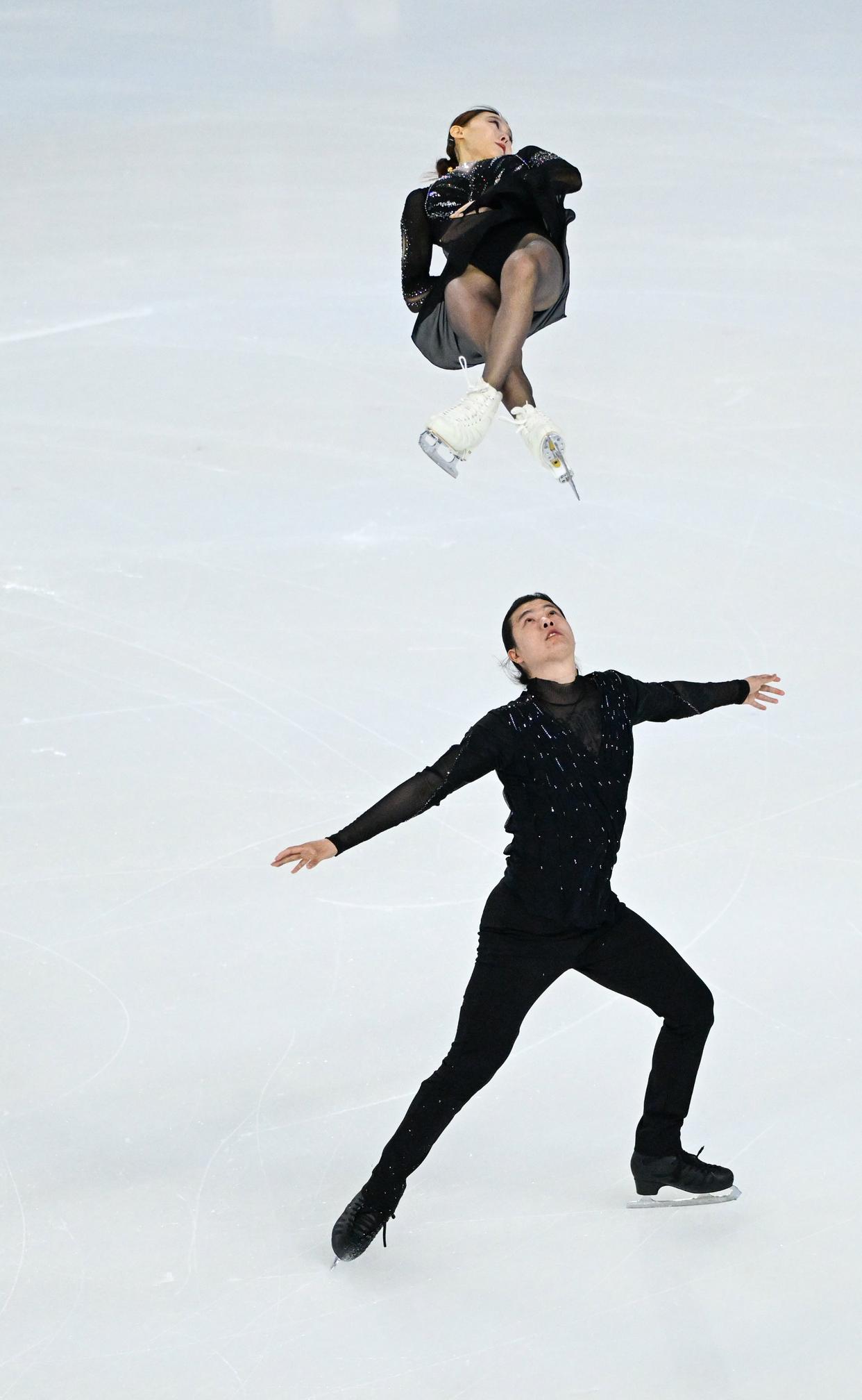 包含双人滑决赛精彩绝伦，观众尖叫连连的词条